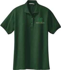 Port Authority Ladies Silk Touch Polo, Dark Green